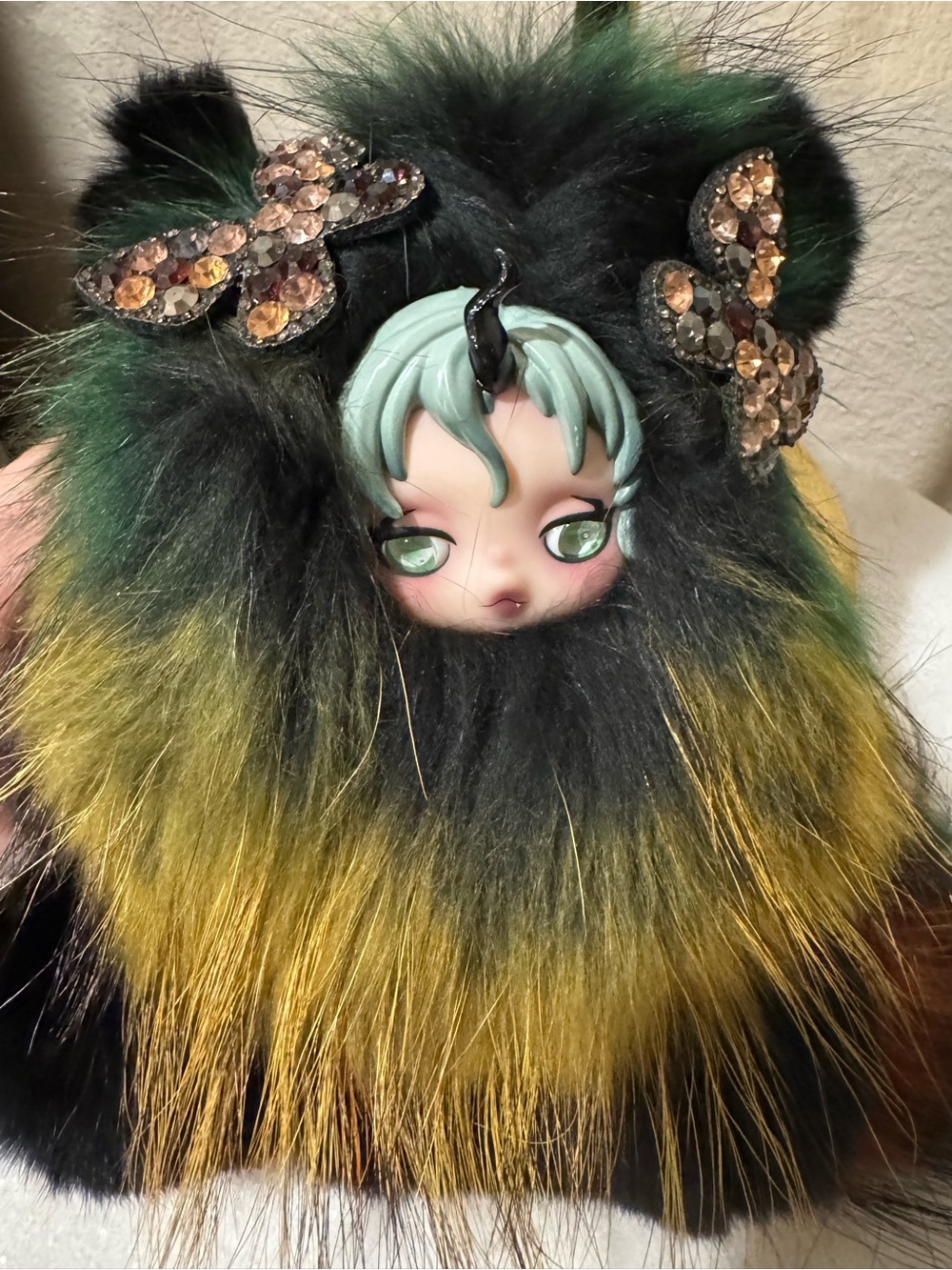 Whimsical Multi Skullpanda Bag Accessory - Picture 5 of 7